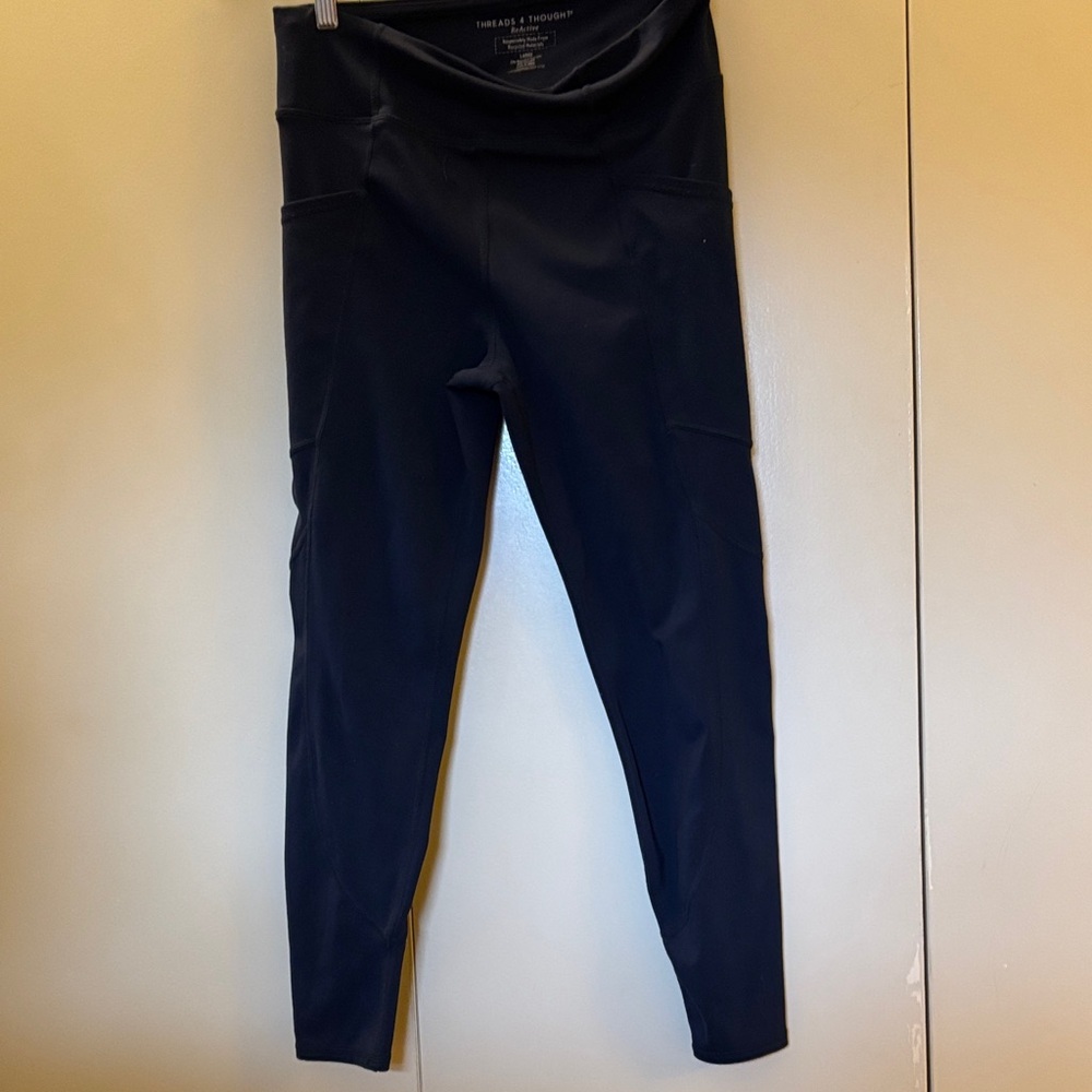 Threads 4 Thought ReActive Blue Leggings Large